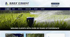 Desktop Screenshot of eastcoast-irrigation.com