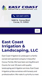 Mobile Screenshot of eastcoast-irrigation.com